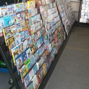 DVD movies over 6000 + 5 large display racks